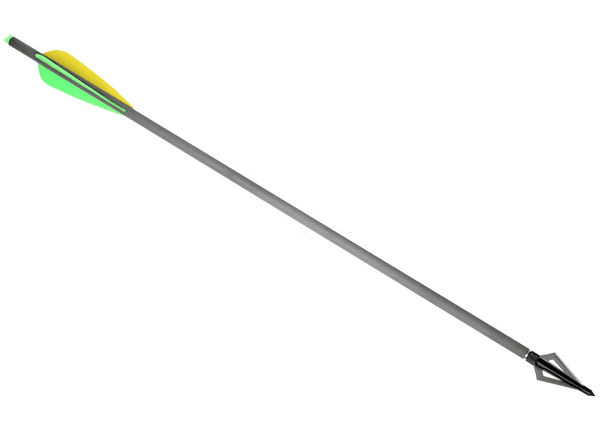 broadhead and arrow